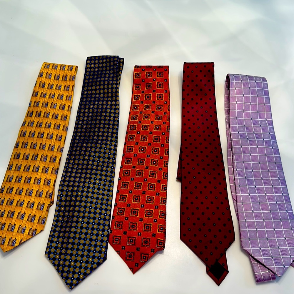 Italian Designer Ties Vibrant color and distinctive design